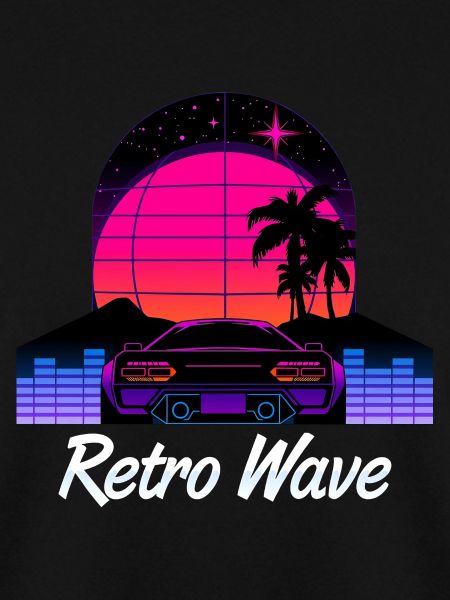 “Retro Wave” Synthwave desing