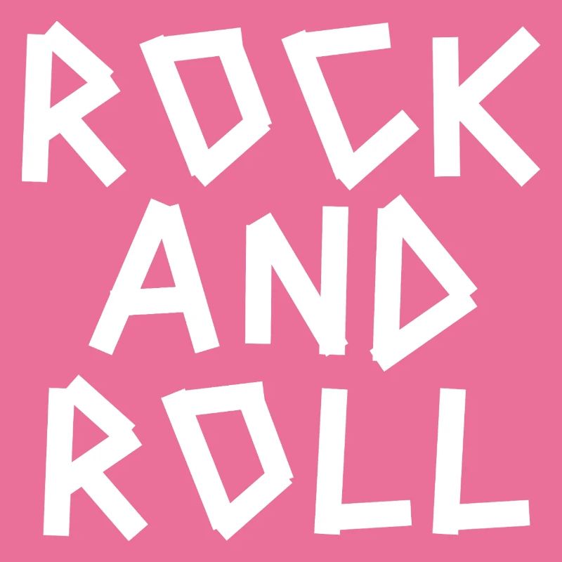 rock and roll logo design