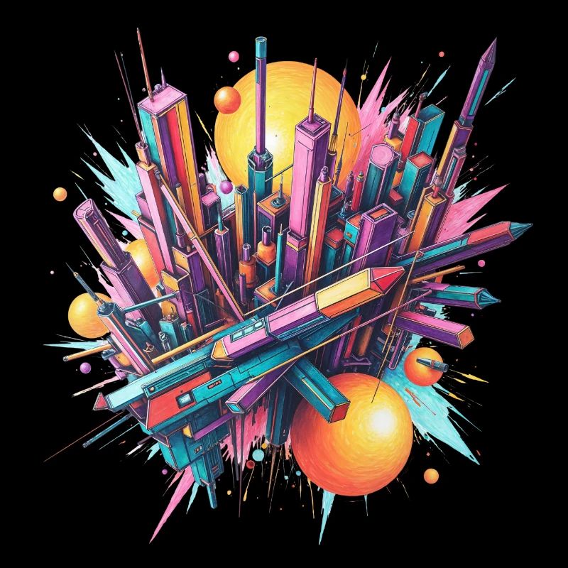 Abstrakte Stadt