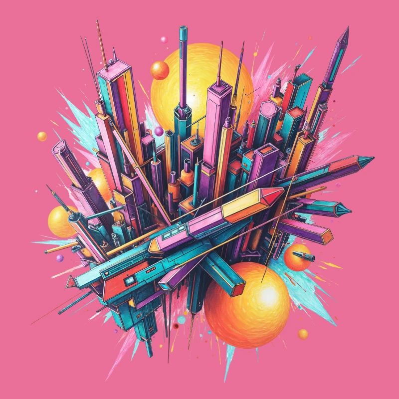 Abstrakte Stadt
