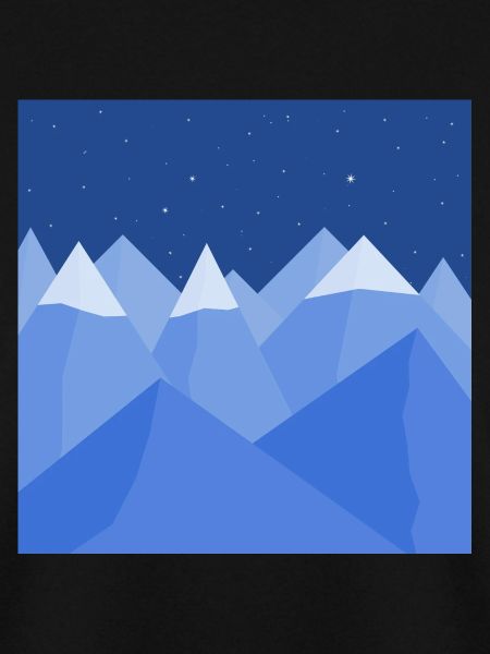 Blaue Landschaft