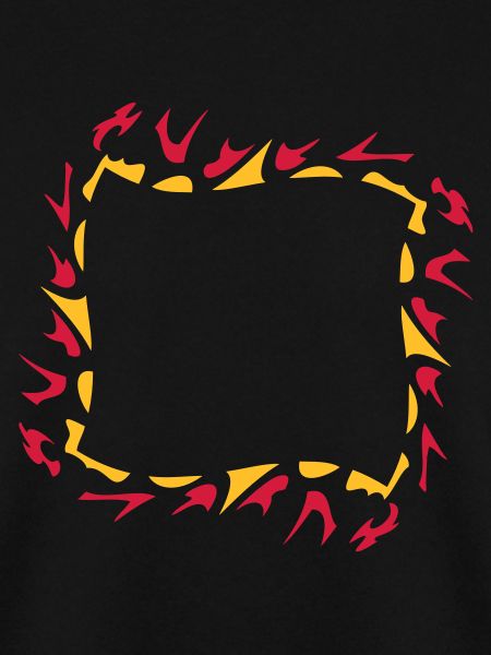 Abstract fire flame frame
