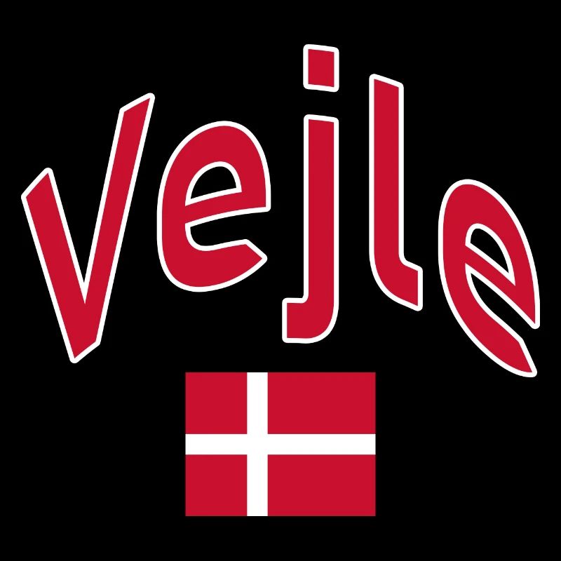 Vejle Denmark flag