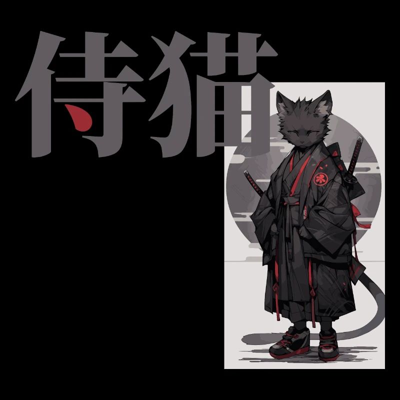 Chat samouraï