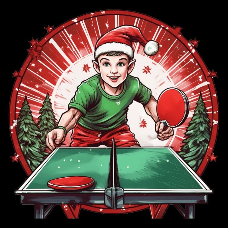 Weihnachtself Ping Pong
