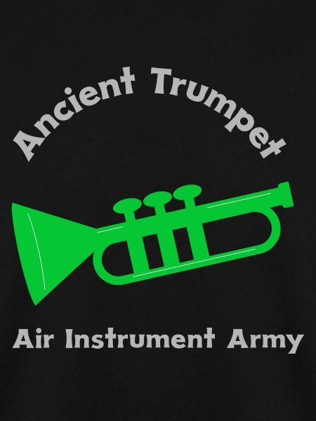 Antikes Trompeten-T-Shirt-Design