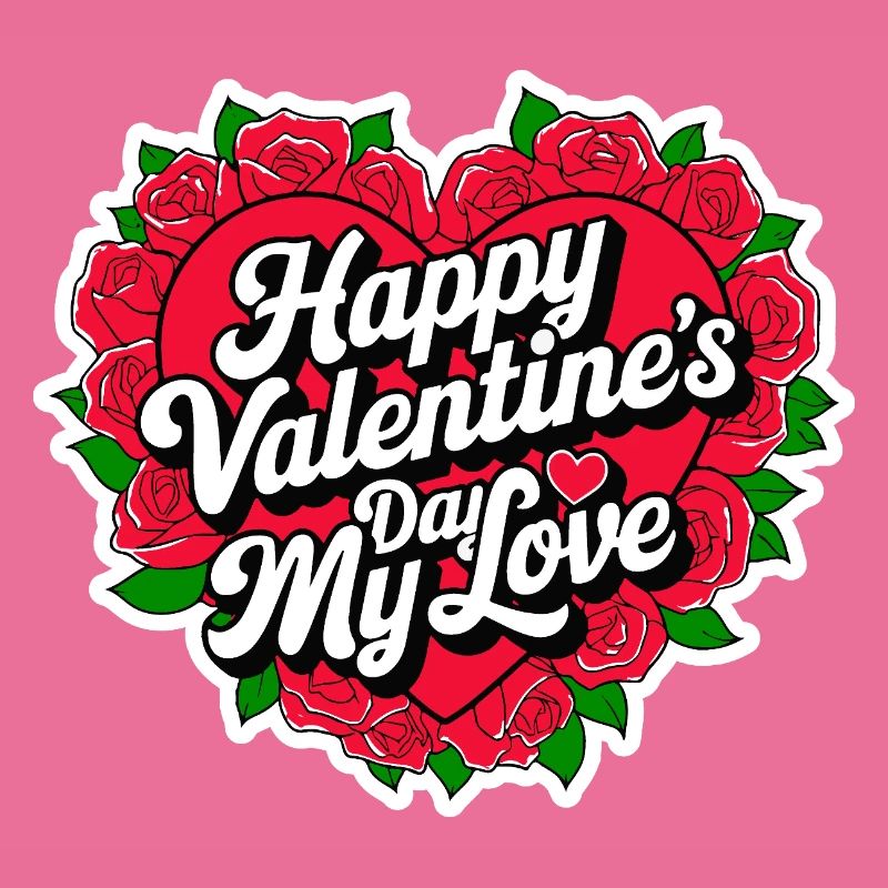 Joyeuse Saint Valentin mon amour cadeau pour elle