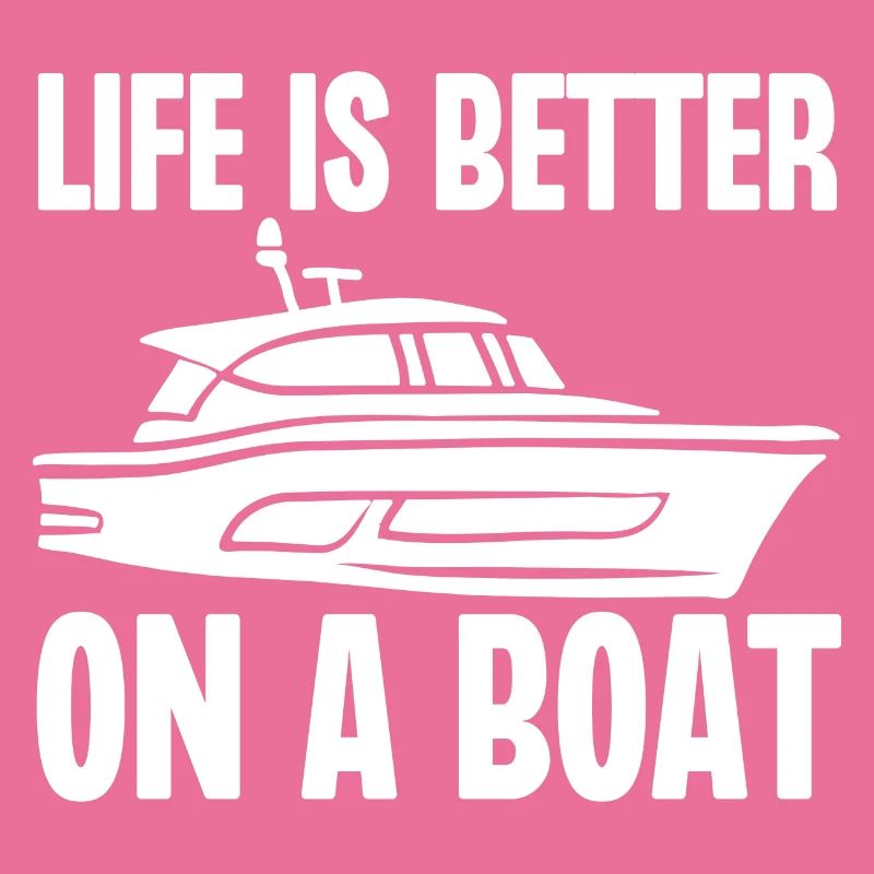 Das Leben ist besser auf einem Boot
