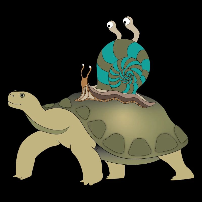 Turtle with Snail