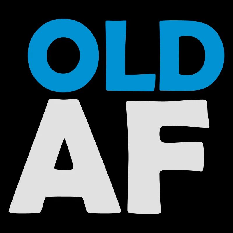 old AF Text Logo