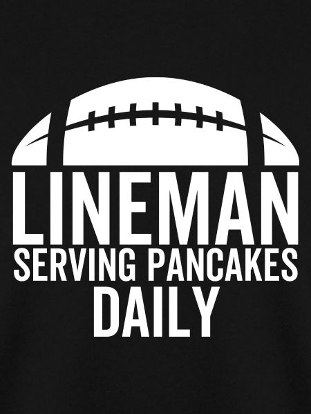 Lineman serviert täglich Pfannkuchen