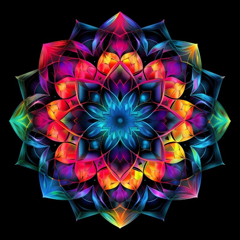 Buntes Mandala