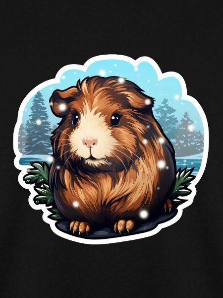 Winterliches Meerschwein