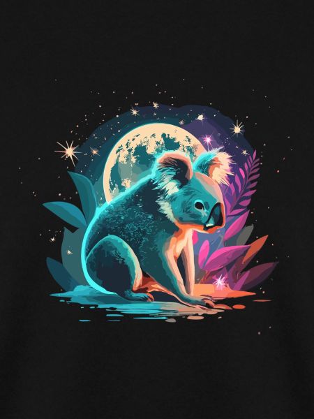 Magischer Koala im Mondschein
