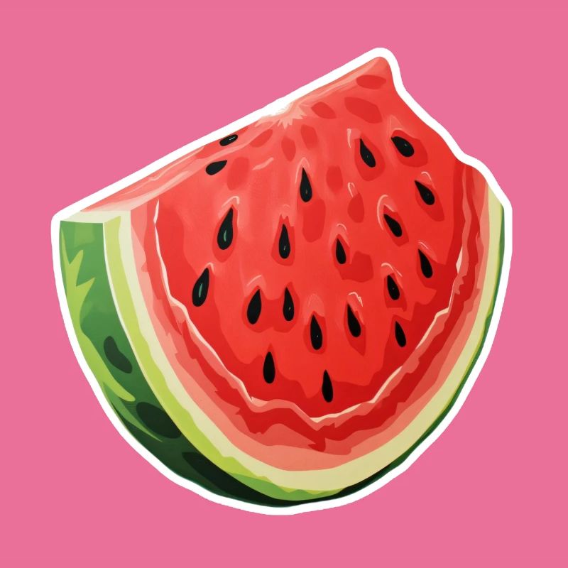 Wassermelone Scheibe