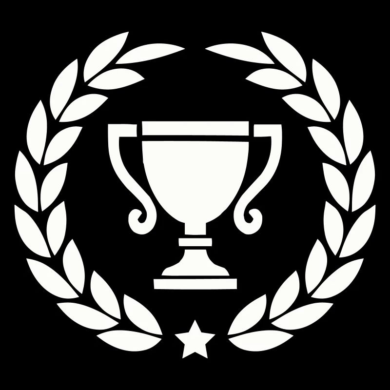 pokal lorbeerkranz