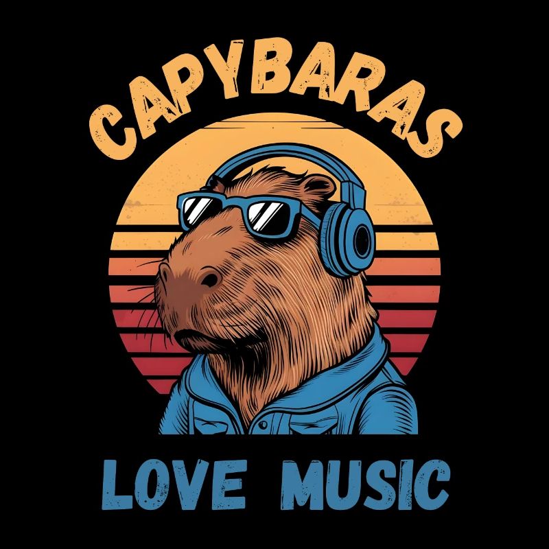 Les capybaras aiment la musique