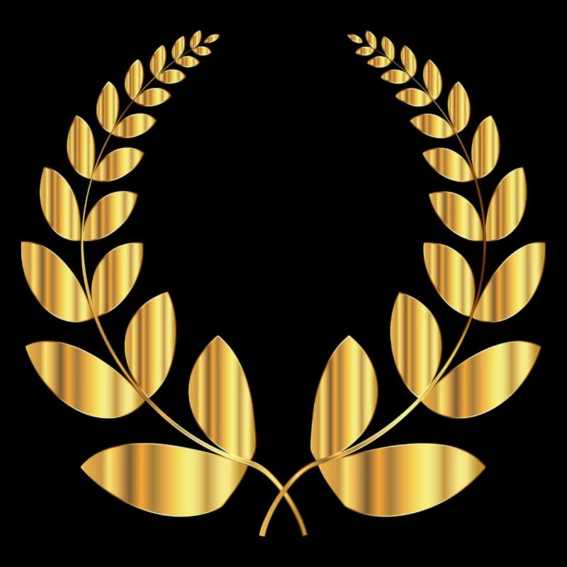 Lorbeerkranz Gold