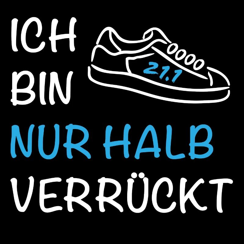 Half Crazy Half Marathon Shoe Runner Gift