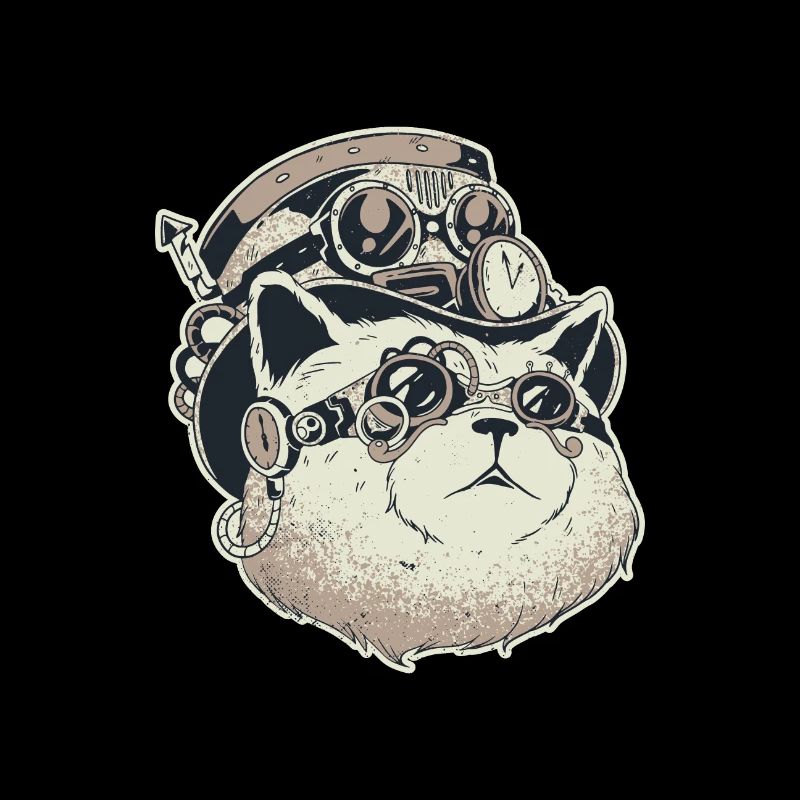 Steampunk-Katze