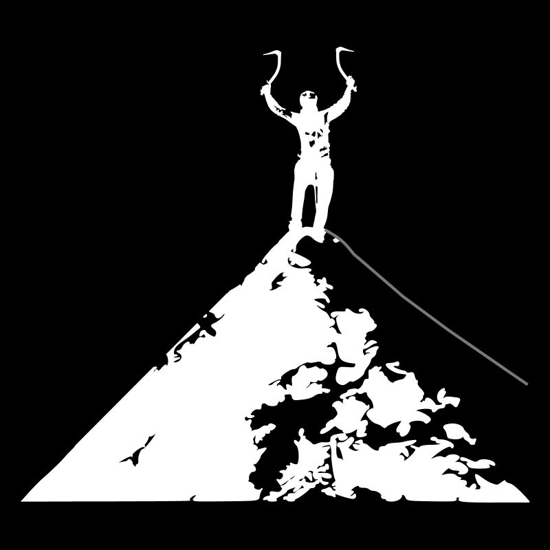 Alpinist on TOP hell