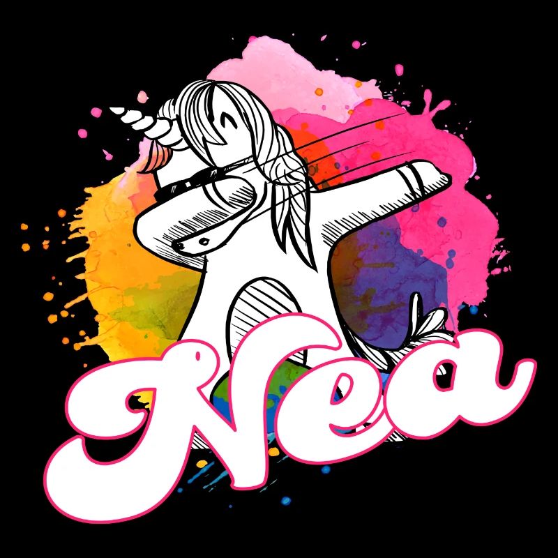 NEA - Schöner Mädchen Name mit coolem Einhorn