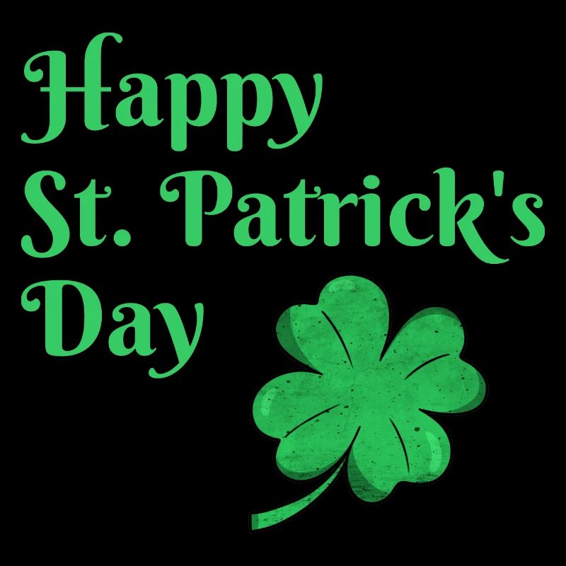 Bonne Saint-Patrick Irlande Vacances Trèfle