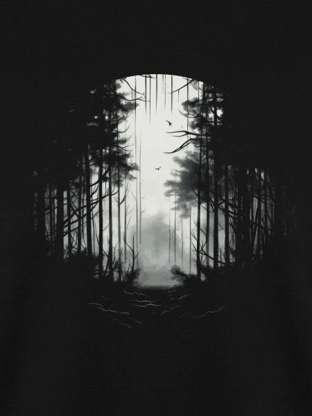 Mystischer Wald Bäume Natur