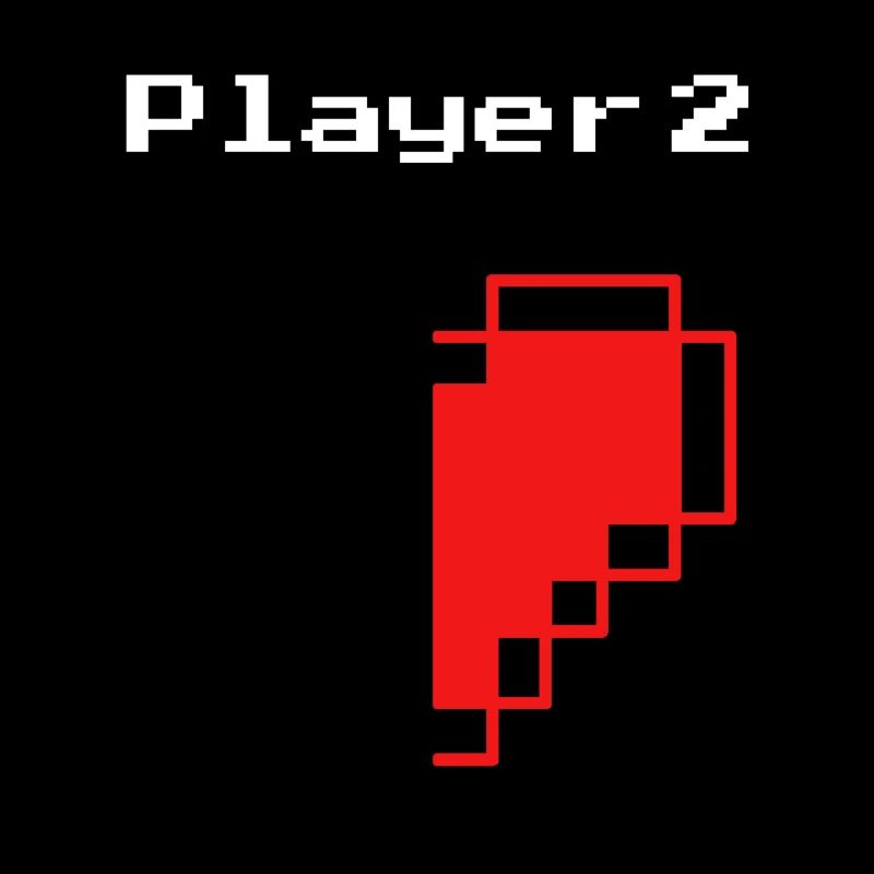 Player 1 / Player 2 Gamer Gaming Partner Look