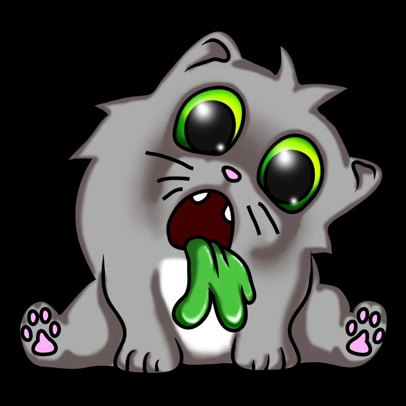 kotzende Mieze katze