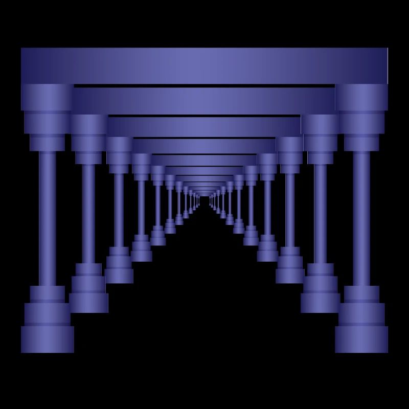 3D ancient pillars