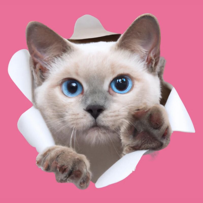 Bébé chat du monde caché