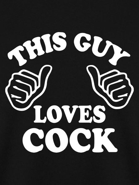 This guy loves cock