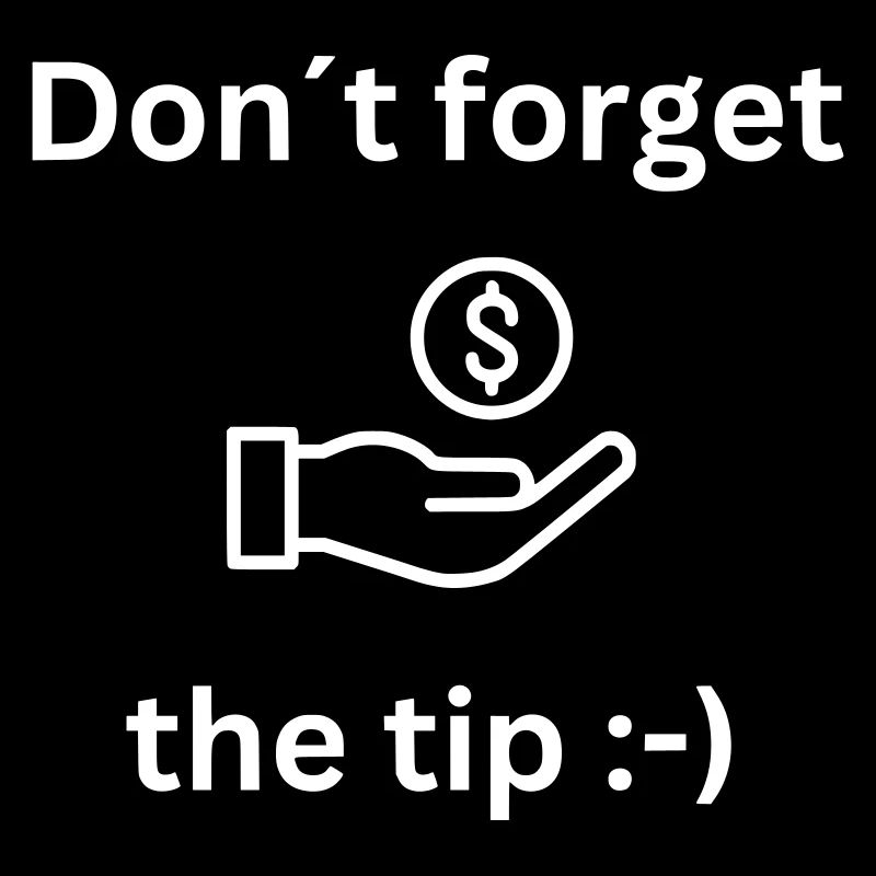 Don t forget the tip