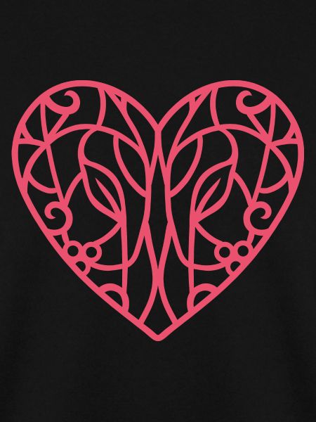 Ornamentales rosa Herz