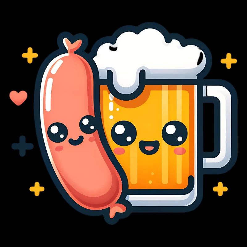 La bière et la saucisse vont de pair