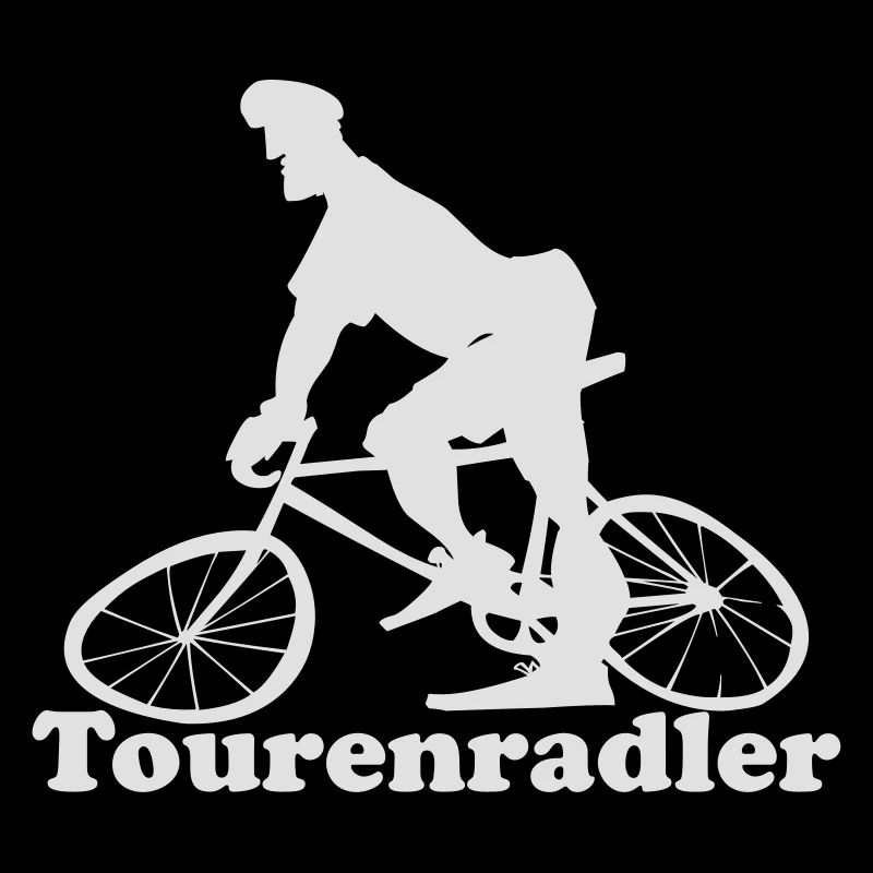 Tourenradler-weiß