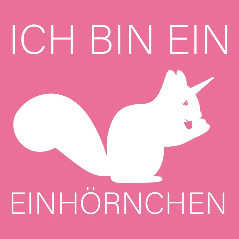 Ein Einhörnchen witziges Wortspiel Eichhörnchen
