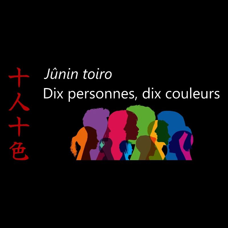Dix personnes, dix couleurs