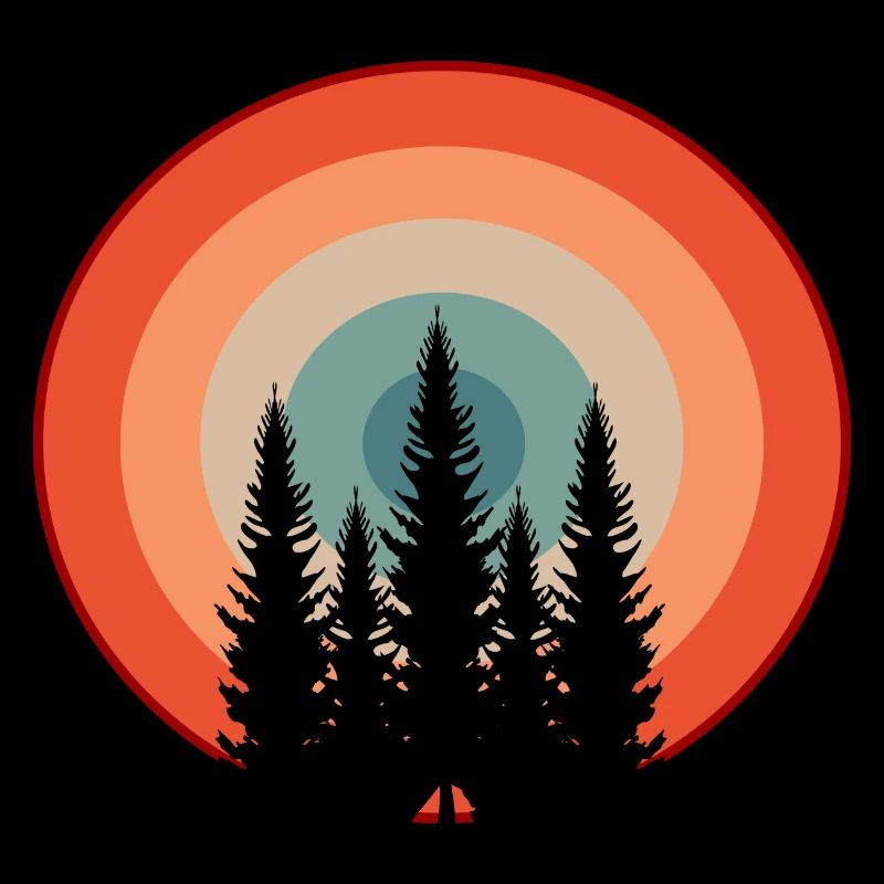 Wald Natur Retro Baum