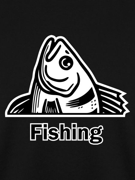 Caught perch - Fishing Design
