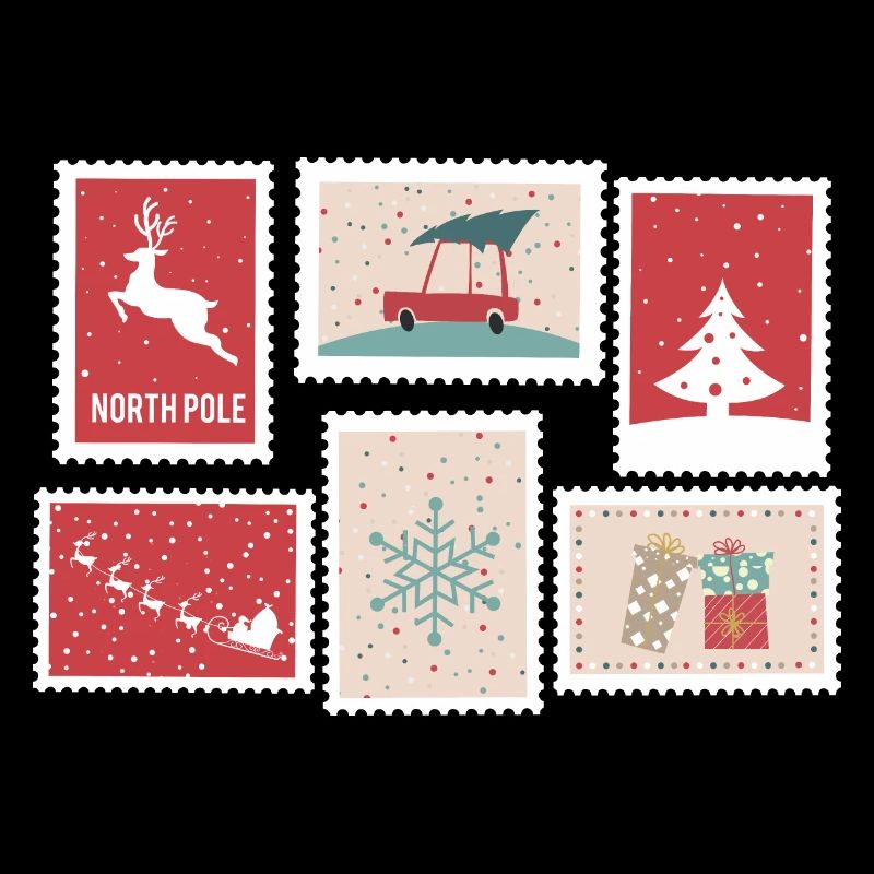 Breifmarken de Noël | Idée cadeau
