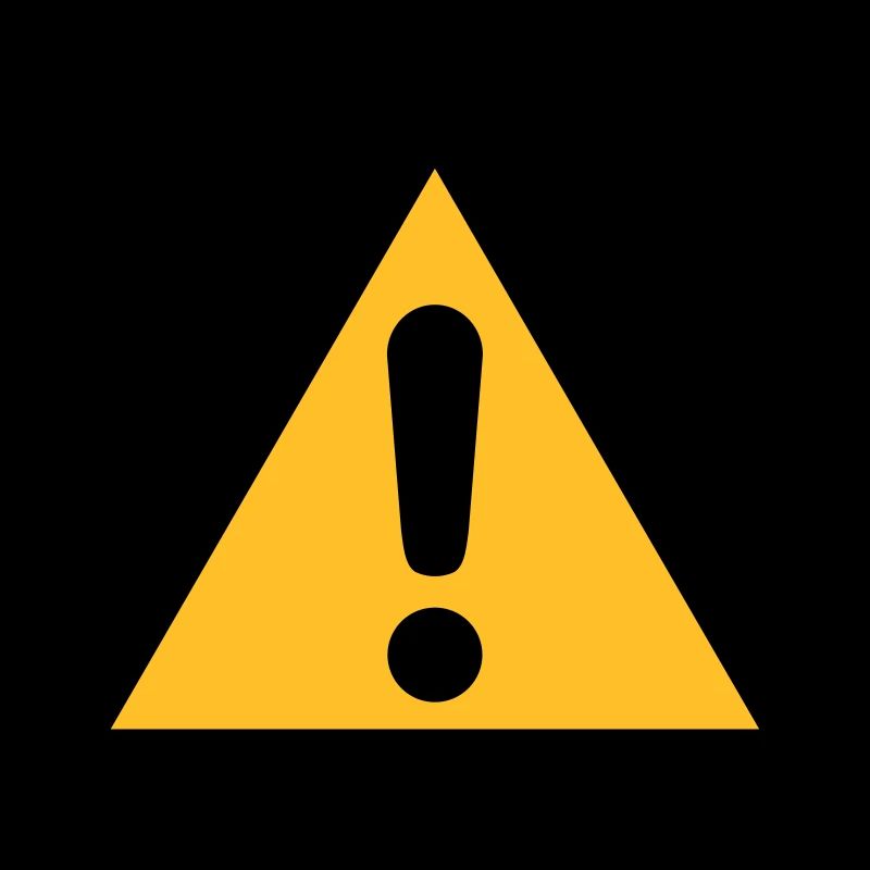 Gefahrensymbol - Allgemeine Danger (2-farbig)