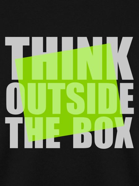 Grün Think outside