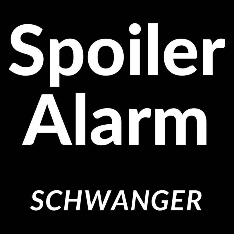 Spoiler Alert Pregnant Design