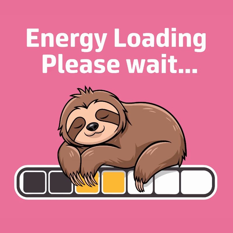 Lazy Sloth – Fun Power Saving Design