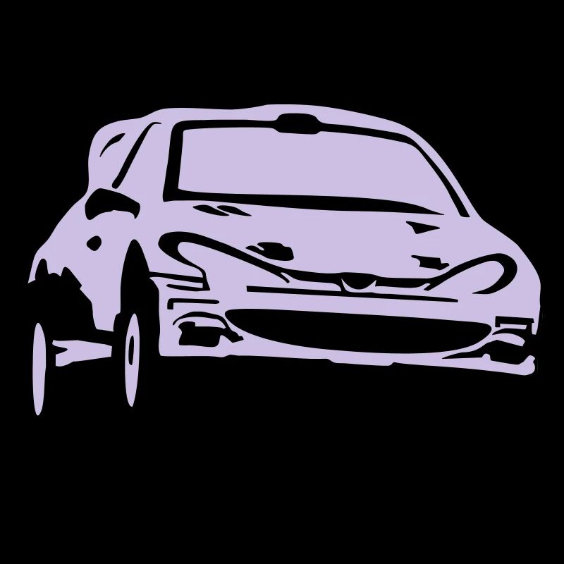 Rally car, race car