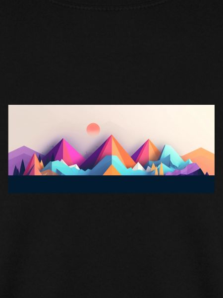 Gebirgslandschaft Geometrische Kunst