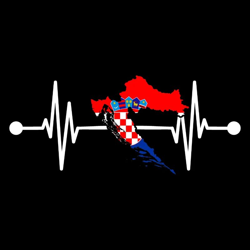 Kroate Kroatisch Herzschlag Kroatien