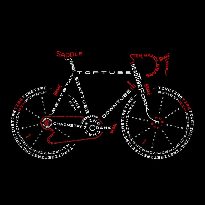 Fahrrad Wörtern